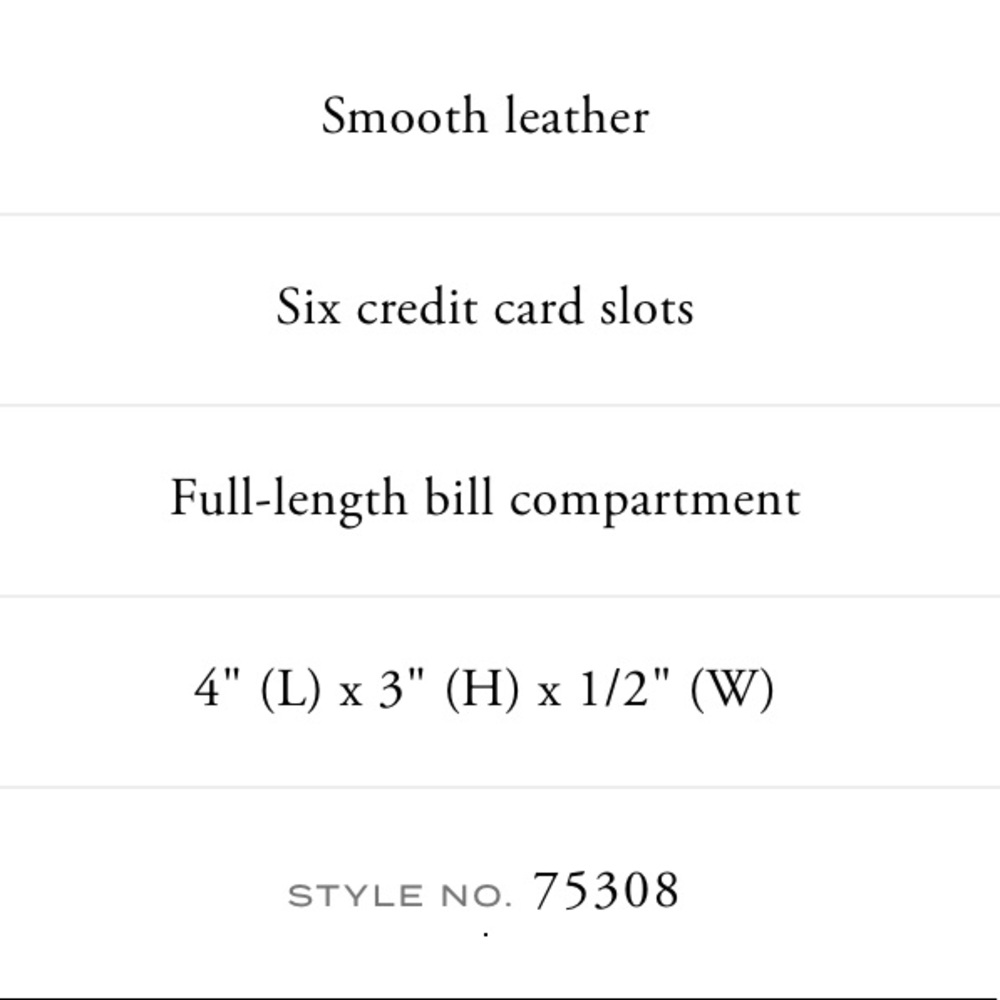 5🌟 Coach Slim Billfold Varsity Strip Wallet - Picture 3 of 6